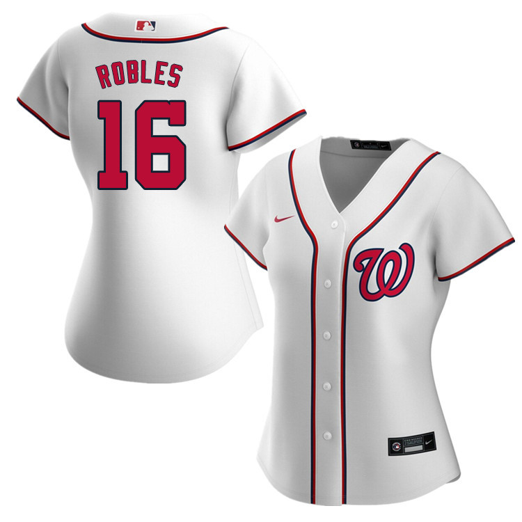 Nike Women #16 Victor Robles Washington Nationals Baseball Jerseys Sale-White